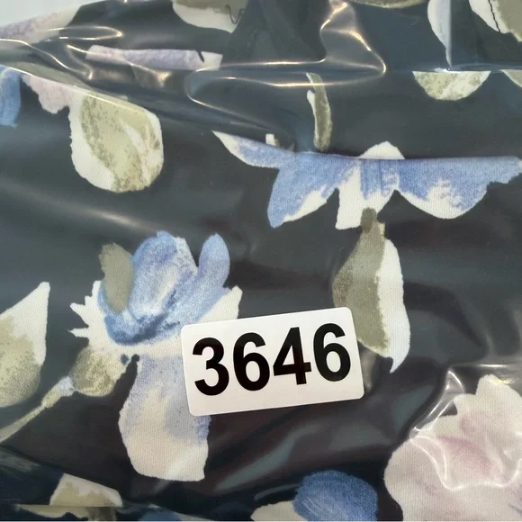 Abercrombie and Fitch Black Floral Slip Midi Dress Size XS 23646 - Picture 13 of 13